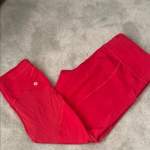 Lululemon Red Leggings